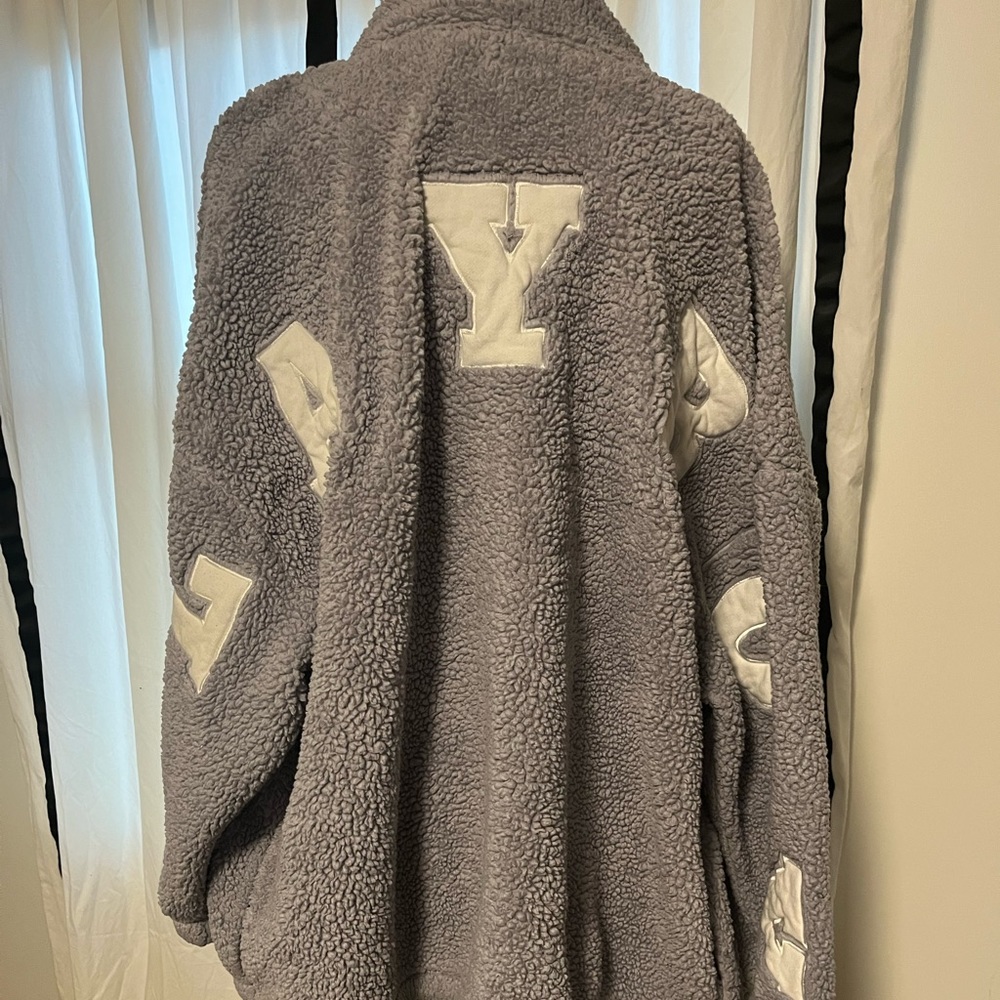 PLAYBOY purple fuzzy jacket